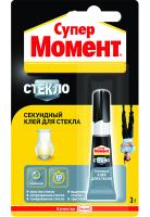 Клей МОМЕНТ супер стекло 3 г.  в шоу боксе Henkel 